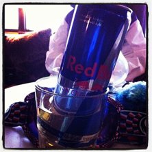 Reklam f&ouml;r Red Bull. Foto: calle holmgren.