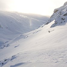 F&ouml;rsta &aring;ket utav 2 sista dagen under Hemavan stu. Foto: Johan Karlsson.