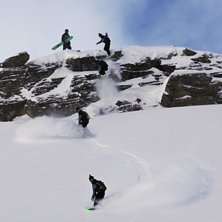 En l&auml;tt hike i ett n&auml;sliggande system till badga. Foto: Fredrik Bengtsson. &Aring;kare: Rasmus H&aring;kansson.