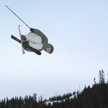 litet hopp. Foto: min kusin. &Aring;kare: jag.