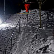 Killin the Infamus bergsgatandubblekink!. Foto: Marcus Eriksson. &Aring;kare: Simon von Schmalensee.