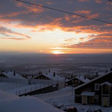 Utsikten fr&aring;n uteserveringen i Idre.... Foto: Kim Nor&eacute;n.