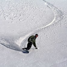 Efter puder....lite bl&ouml;t sn&ouml;. Bild tagen p&aring; eft. Foto: Mattias Rhom&eacute;. &Aring;kare: Robin Berntsson.