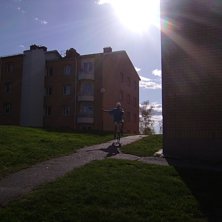 K&ouml;r Enhjuling. Foto: Markus Ryd&egrave;n. &Aring;kare: Joseph Jansson.