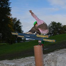 Rollinsnow railjam. Foto: Henrik. &Aring;kare: Maximillaim.