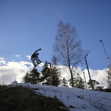 Ett stilfullt &aring;k i fyllan. Foto: Jonte. &Aring;kare: Jag.