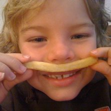 har man ingen riktig f&aring;r man ta en pommes. Foto: pappa. &Aring;kare: jibbpommfritte.