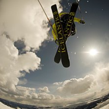 Icelantic session en grym aprildag i &Aring;re.. Foto: Erik Hammarsten. &Aring;kare: Petter Elfsberg.