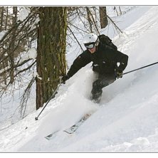Underbar dag med UCPA:s offpistgrupp v611. Nordsid. Foto: &Ouml;rjan Wallers. &Aring;kare: Fredrik Bele.