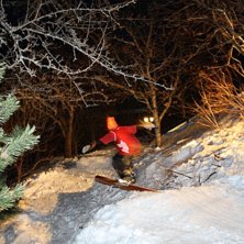 kn&auml;ppte lite kort i tr&auml;dg&aring;rn . Foto: Axel sj&ouml;lund. &Aring;kare: Albin eklund.