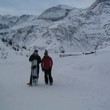 Tidig morgon i sportgastein. Liftarna hade inte b�. Foto: Daniel Berglund. &Aring;kare: Nilsson och Tessan.