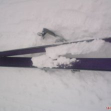 Aldrig tidigare hade jag haft problem med att sn&ouml;. Foto: rabbit.