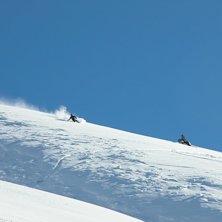 Hade inte sn&ouml;at p&aring; 8 dagar men det fanns stora o. Foto: Arvid. &Aring;kare: Petter.