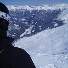 Toppen av Sportgastein, offpisten v&auml;ntar.... Foto: Udo D. &Aring;kare: Johan A.