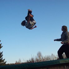 Ja k&ouml;r lincoln me grab. Foto: Hampus. &Aring;kare: Jag.