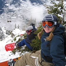 Ute p&aring; en rygg, p&aring; v&auml;g ner i den v&auml;nstra coloi. Foto: Nick Asplund.