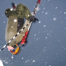 L&auml;rade bara testa backflip n&auml;r f&ouml;rsta sn&ouml;n kom. Foto: Robin Ljunggren. &Aring;kare: Tobias Jackson.