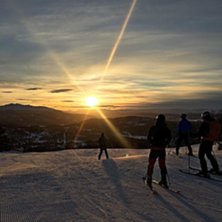 Mildt, men fine forhold!
Sterk vind p&aring; Vierli I d.
