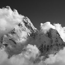 Ama Dablam i khumbu-dalen i Nepal.. Foto: Johan B&auml;ckstr&ouml;m.