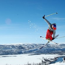 Jag pl&aring;tar brorsan i hemavan, landningen ska vi i. Foto: Jonas Tegman. &Aring;kare: Santad Tegman.