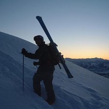 Morgon hike glory bowl BC Jackson Hole. Foto: Devin Mc.. &Aring;kare: Henrik Enarsson.
