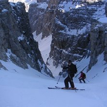 Culouiren innan Val Mezdi. Foto: Bj&ouml;rs. &Aring;kare: Been + Franseco Tremolada.