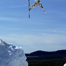 var med och k&ouml;rde nordic slopestyle...efter detta. Foto: Daniel R&ouml;nnb&auml;ck. &Aring;kare: Sante.
