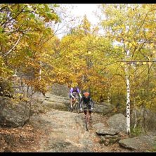 En h&ouml;stdag med v&auml;ldigt fin teknisk cykling.. Foto: Christian T&uuml;rk.
