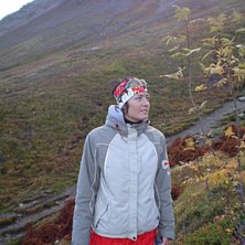 Fj&auml;llvandring 2004 n&auml;r vi besteg Sonfj&auml;llets 12. Foto: Luttan Bergstr&ouml;m. &Aring;kare: Saja.