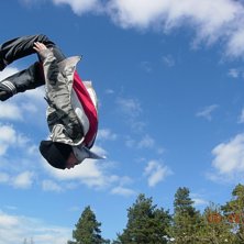 en backflip. Foto: eric whalstromm. &Aring;kare: jag.