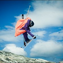 Niri Paalgard fanger nok ett blinkskudd p&aring; Fonna . Foto: Niri Paalgard. &Aring;kare: Lars Wien Tynes.