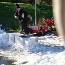 Jonte p&aring; torksk&aring;pet.. Foto: Erik Lindhe. &Aring;kare: Jonathan Lindhe.