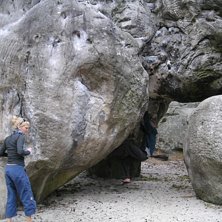 boulder i fontan..ofattbart galet bra st&auml;lle!. Foto: nero.
