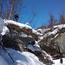 droppar klippa i Bj&ouml;rkis. Foto: syrran. &Aring;kare: Johannes Pollak.