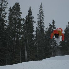 Frontflip. Foto: Pappa. &Aring;kare: Jag.