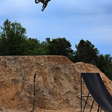 K&ouml;rde ramphopp f&ouml;r f&ouml;rsta g&aring;ngen! Sjukt kul.. Foto: Axel &Aring;hman. &Aring;kare: Erik &Aring;hman.