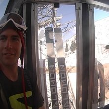 NICE v&auml;der med kompisarna i Engelberg. Foto: Joonas Wikberg. &Aring;kare: Christoffer Aldell.