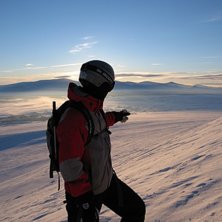 Topptur i J&auml;mtland. Foto: Magnus Nordenborg. &Aring;kare: Andreas Iggman.