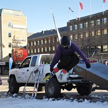 Bild p&aring; Sunkan fr&aring;n Shake it railjam i v&aring;ras. Foto: Max Larsson. &Aring;kare: Alexander Sundqvist.