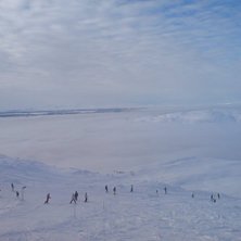 Alltid lika vacket &aring; vara ovanf&ouml;r molnen!. Foto: Jag.