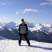 En bild tagen fr&aring;n 7:th Heaven i BlackComb, bakom. Foto: Lotta Molinder. &Aring;kare: Martin Sundqvist.