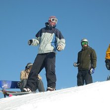 Underbar dag i Idre parken med j&auml;rng&auml;nget fr&aring;n . Foto: Joel. &Aring;kare: Christian K.