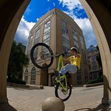 Hittade en r&auml;tt sweet spot n&auml;r jag var ute och �. Foto: Simon Pont&eacute;r. &Aring;kare: Joakim Nilsson.