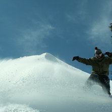 Slidar en sn&ouml;driva.... Foto: Fredrik Josefsson. &Aring;kare: Filip Eriksson.