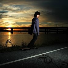Sk&ouml;n kv&auml;ll me sjukt mycke kul &aring;kning!. Foto: David Husberg. &Aring;kare: Oscar Olson.