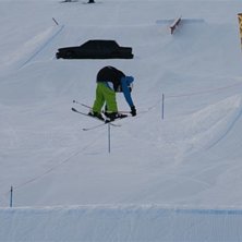 P&aring; S&auml;len Slopestyle. Foto: Thomas Jobs. &Aring;kare: Jesper Tr&auml;g&aring;rdh.