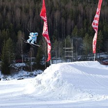 f&ouml;rsta g&aring;ngen man fotar i backe d&aring;:). Foto: Johan L&ouml;fgren. &Aring;kare: Niclas Olsson.