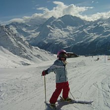 min b&auml;sta skidkompis!. Foto: frida hamr&eacute;n. &Aring;kare: saga swensson.