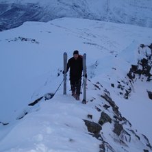 Over egga litt f&oslash;r en kommer til utkj&oslash;ringspunkt. Foto: Per Hasvold. &Aring;kare: St&aring;le Frisvold.