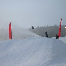 Jag p&aring; en dreams t&auml;vling i Bran&auml;s. Foto: Johan eller Niklas?. &Aring;kare: Stefan.